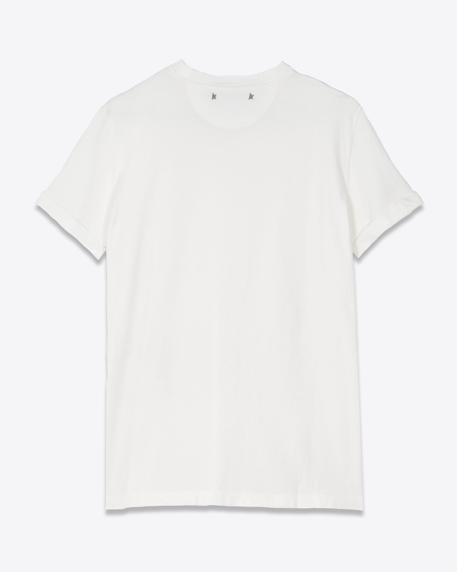 Produit Tee-shirt W'S Regular Golden Goose en coton blanc. Vue dos. 