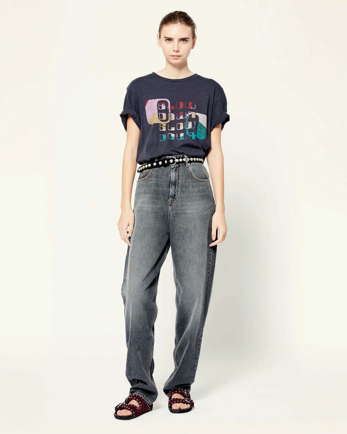 Image du produit Isabel Marant Etoile Tee Shirt ZEWEL - Faded Night H21 - 2