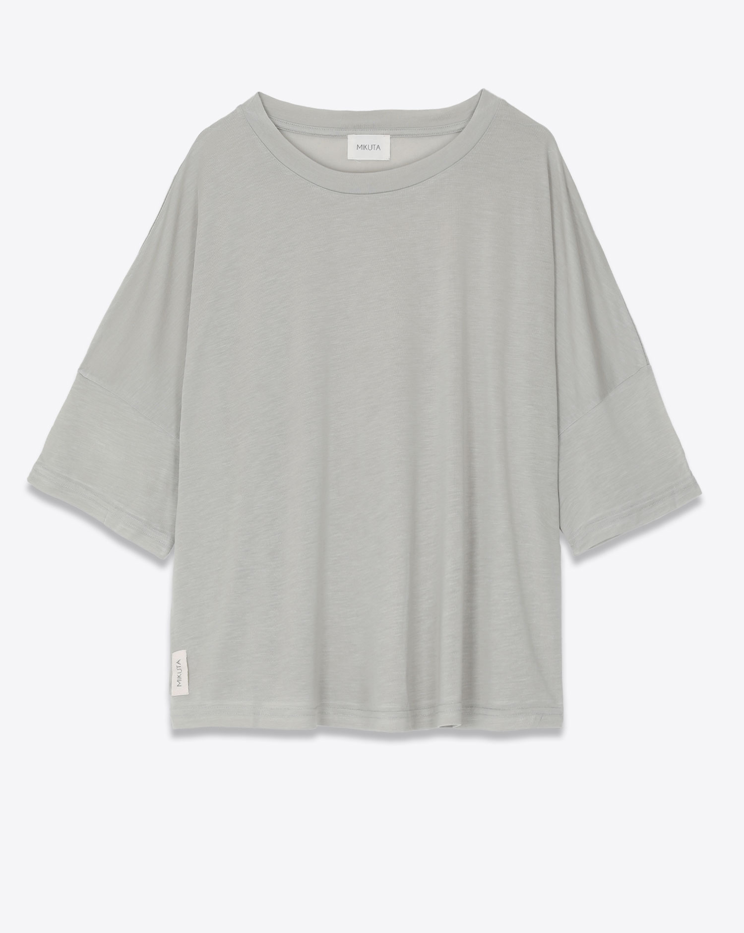 Mikuta Tee-Shirt Lyocell Large Gris 