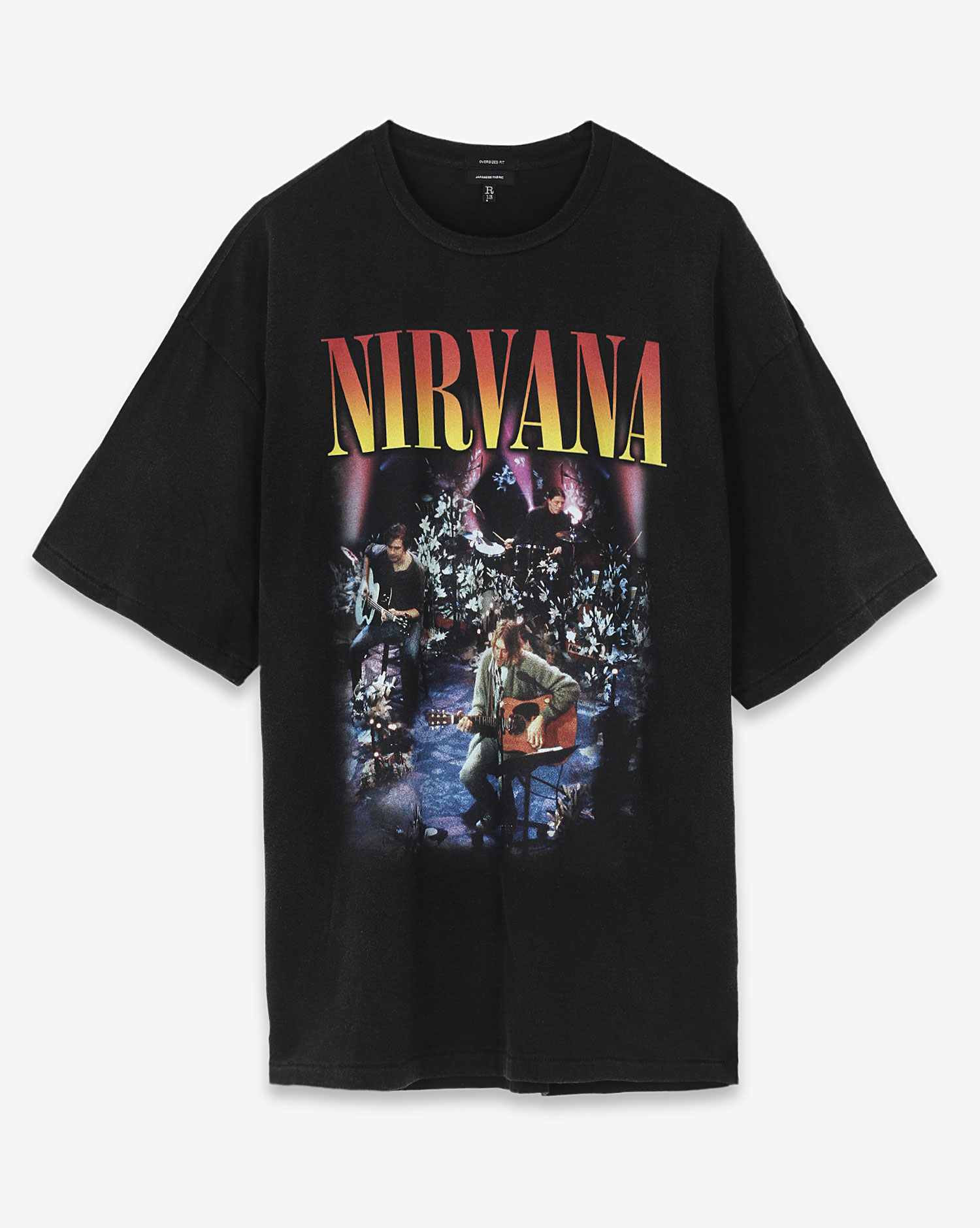 Tee-Shirt Nirvana Concert Oversized R13 Denim