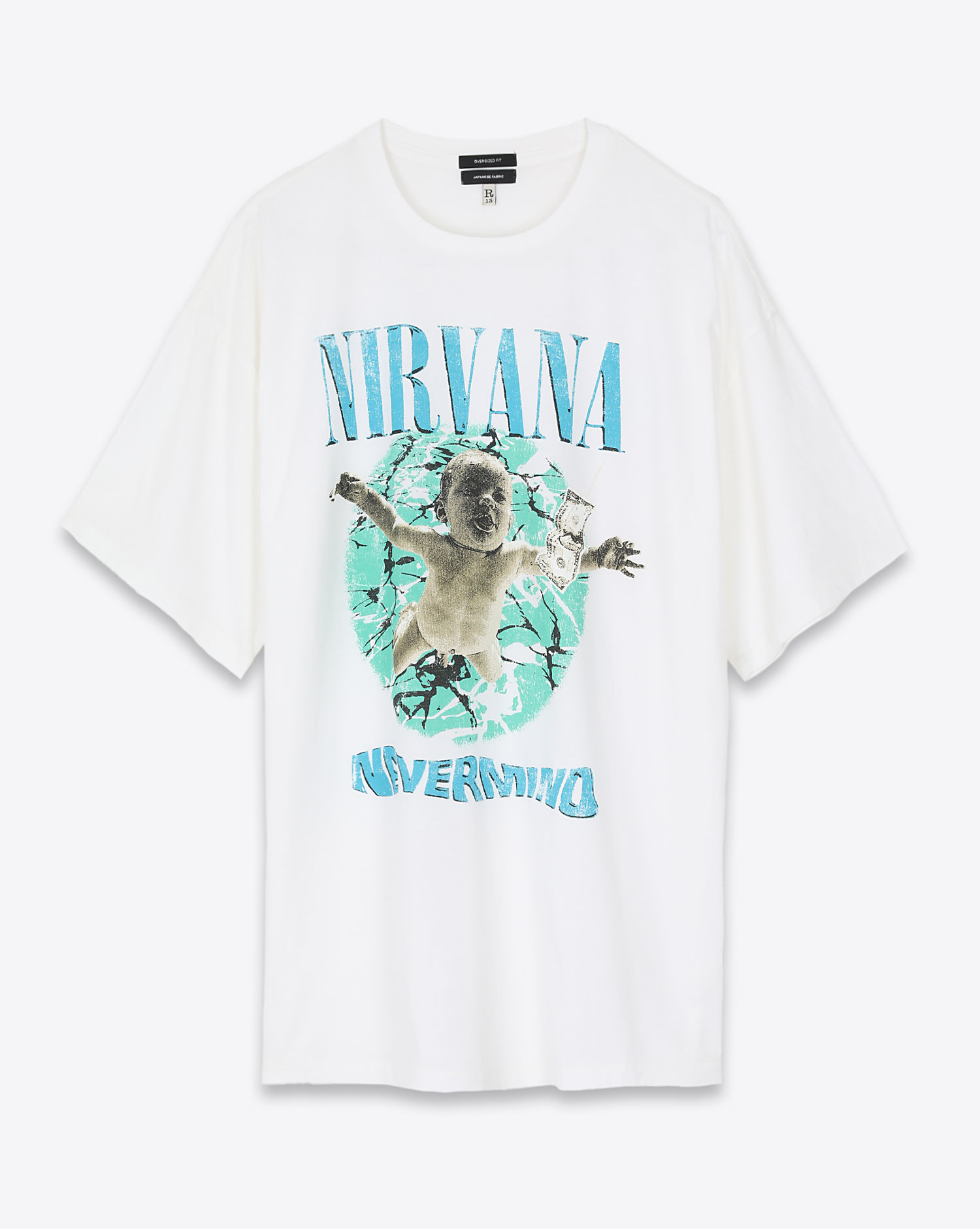 Tee-Shirt Nirvana Nevermind Album Cover R13 Denim