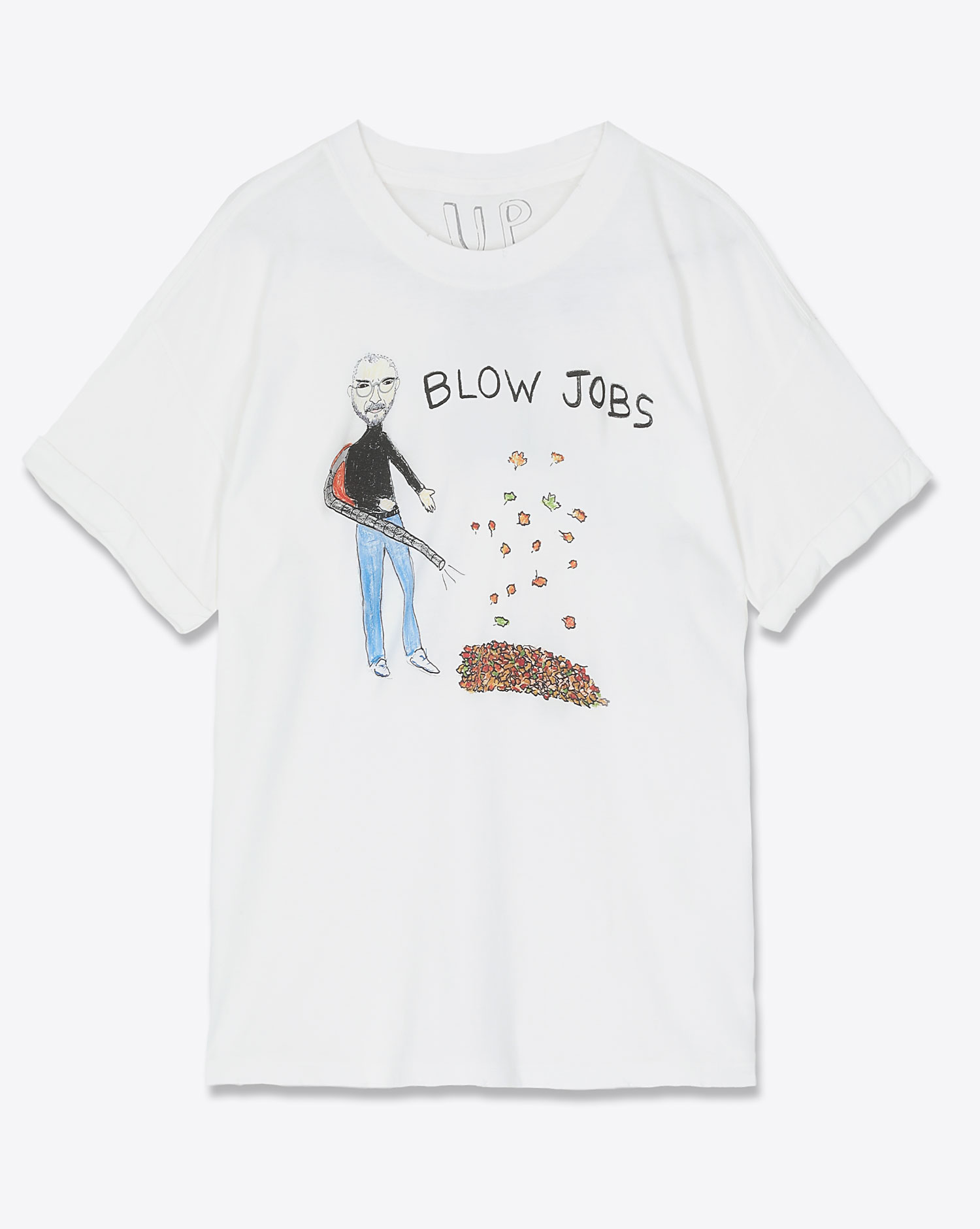 Unfortunate Portrait Tee-Shirt Blow Jobs Blanc  