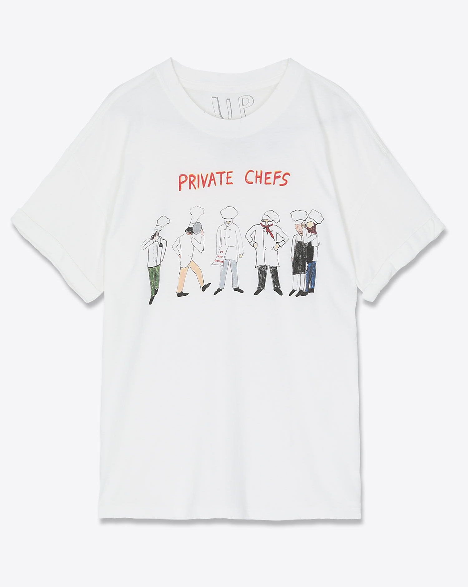 Produit Unfortunate Portrait Tee-Shirt Private Chefs Blanc 