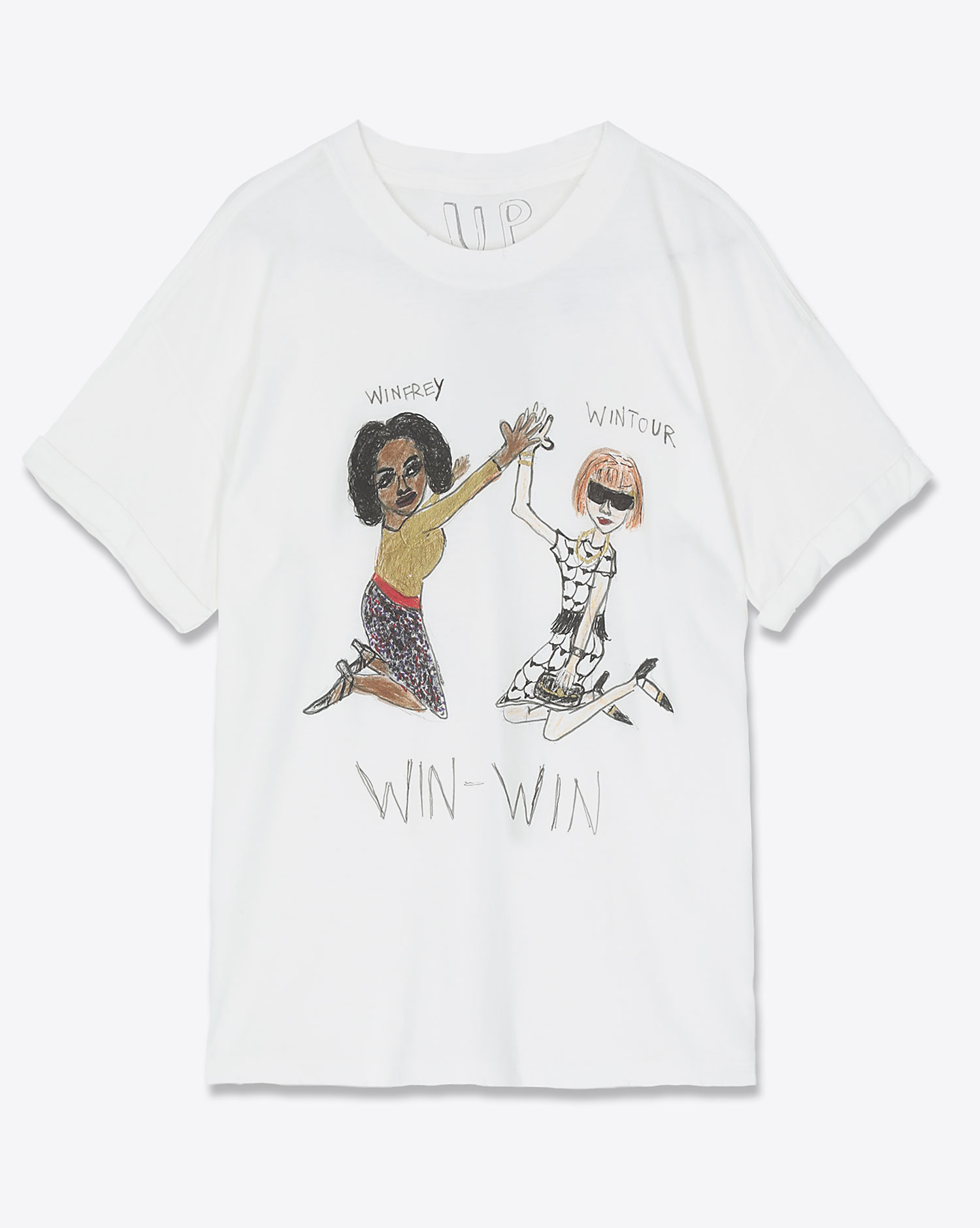 Unfortunate Portrait Tee-Shirt Win Win  Blanc  