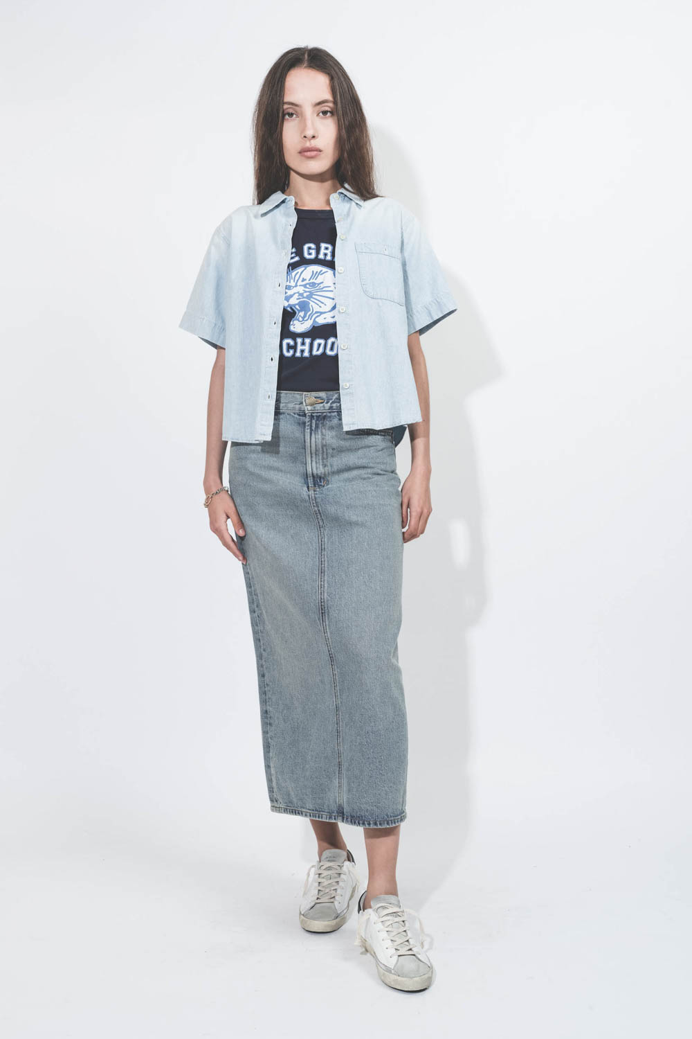 Produit The Great Chemise County Bleu Riverbed