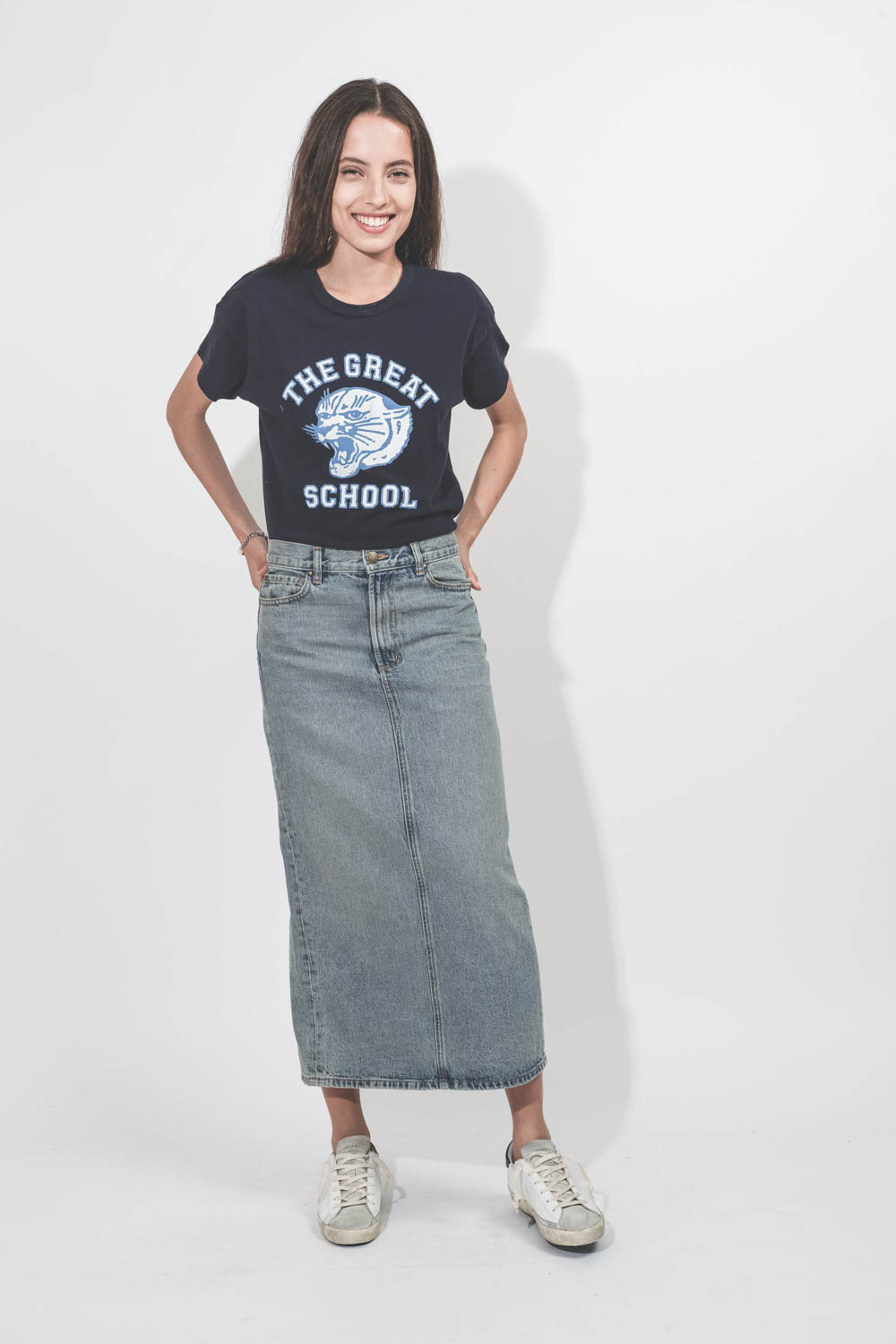 Image du produit The Great Tee-Shirt Boxy Crew – Marine - 2