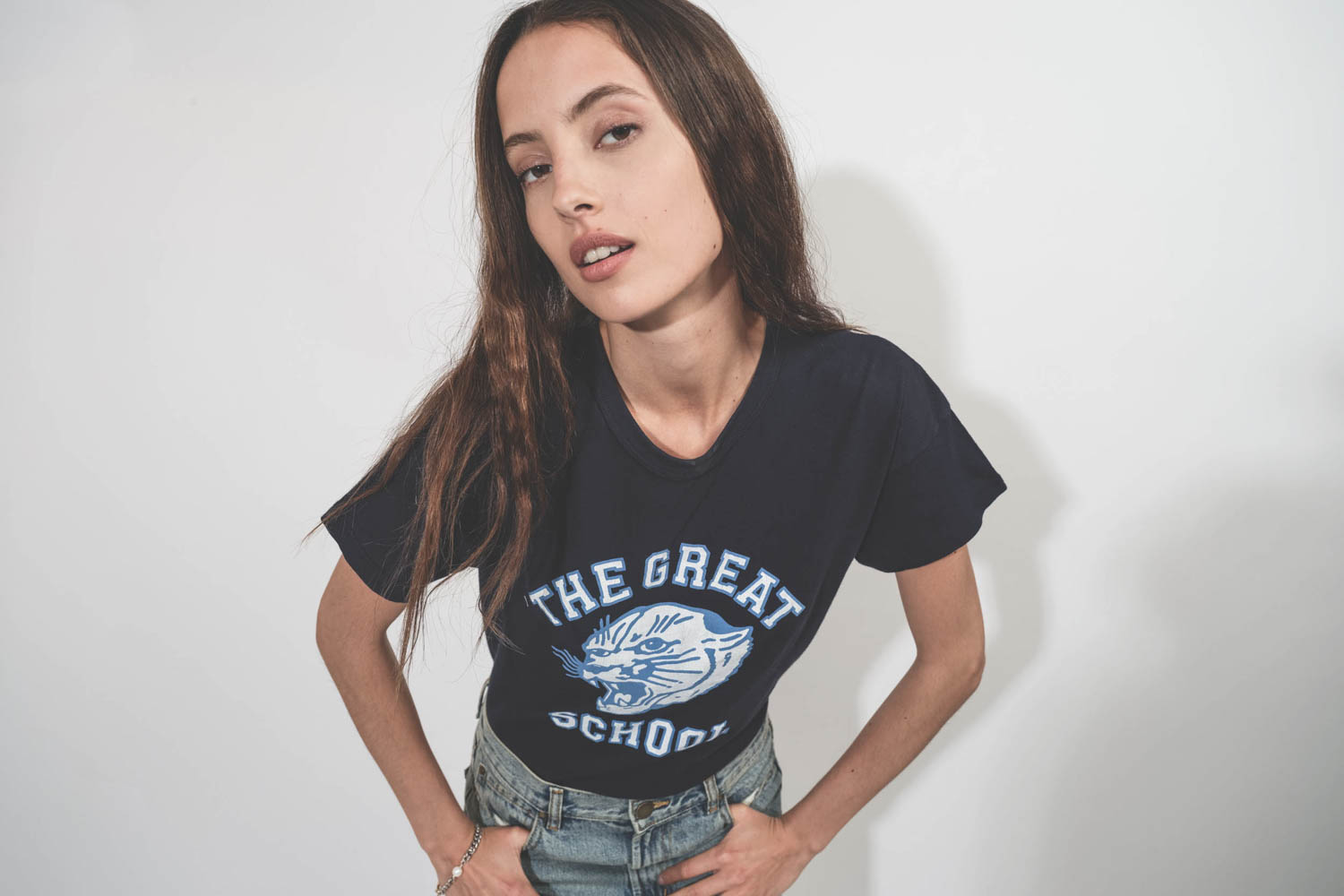 Image du produit The Great Tee-Shirt Boxy Crew – Marine - 3