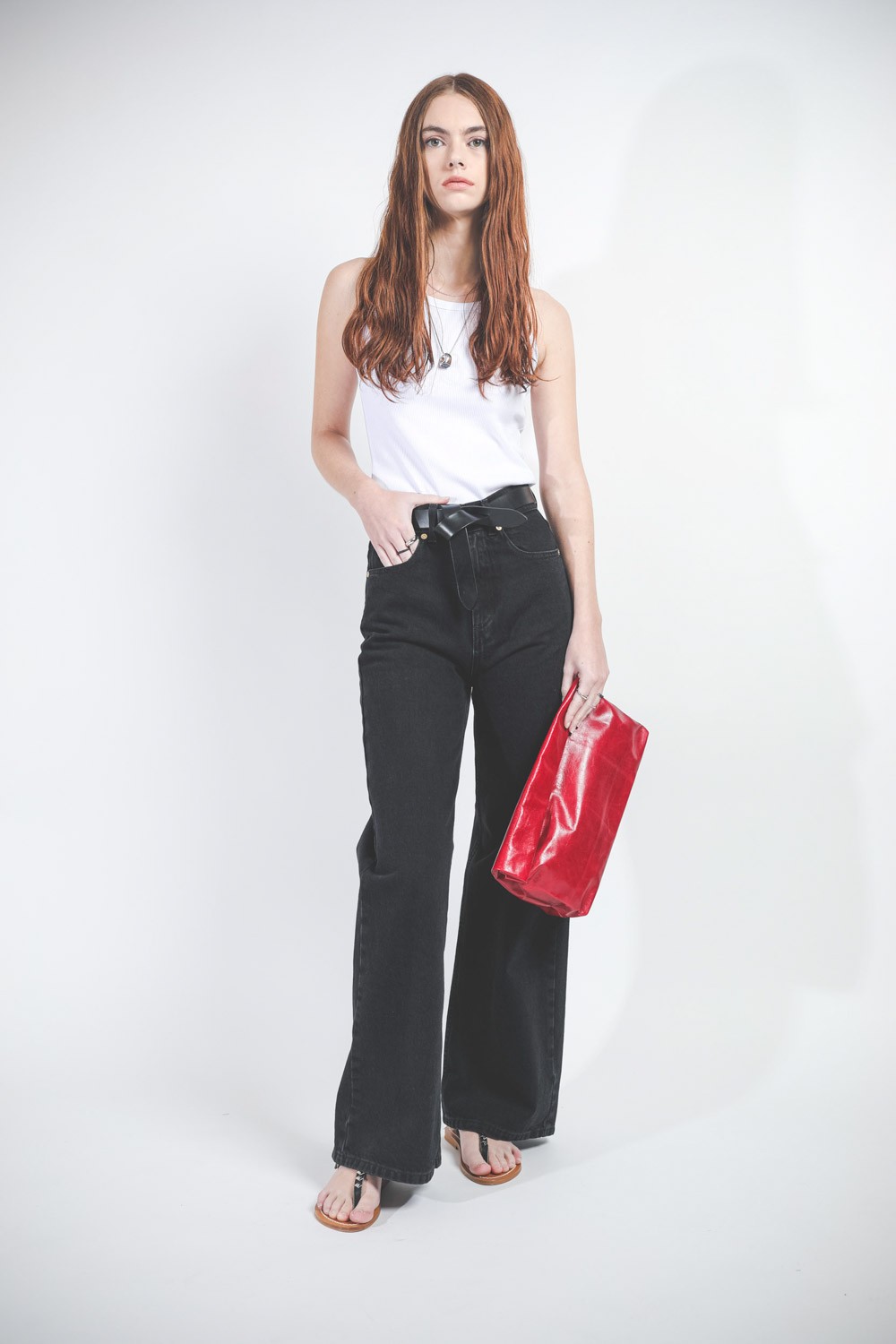 Image du produit Tom Wood Claudia Pants - Used Black  - 2