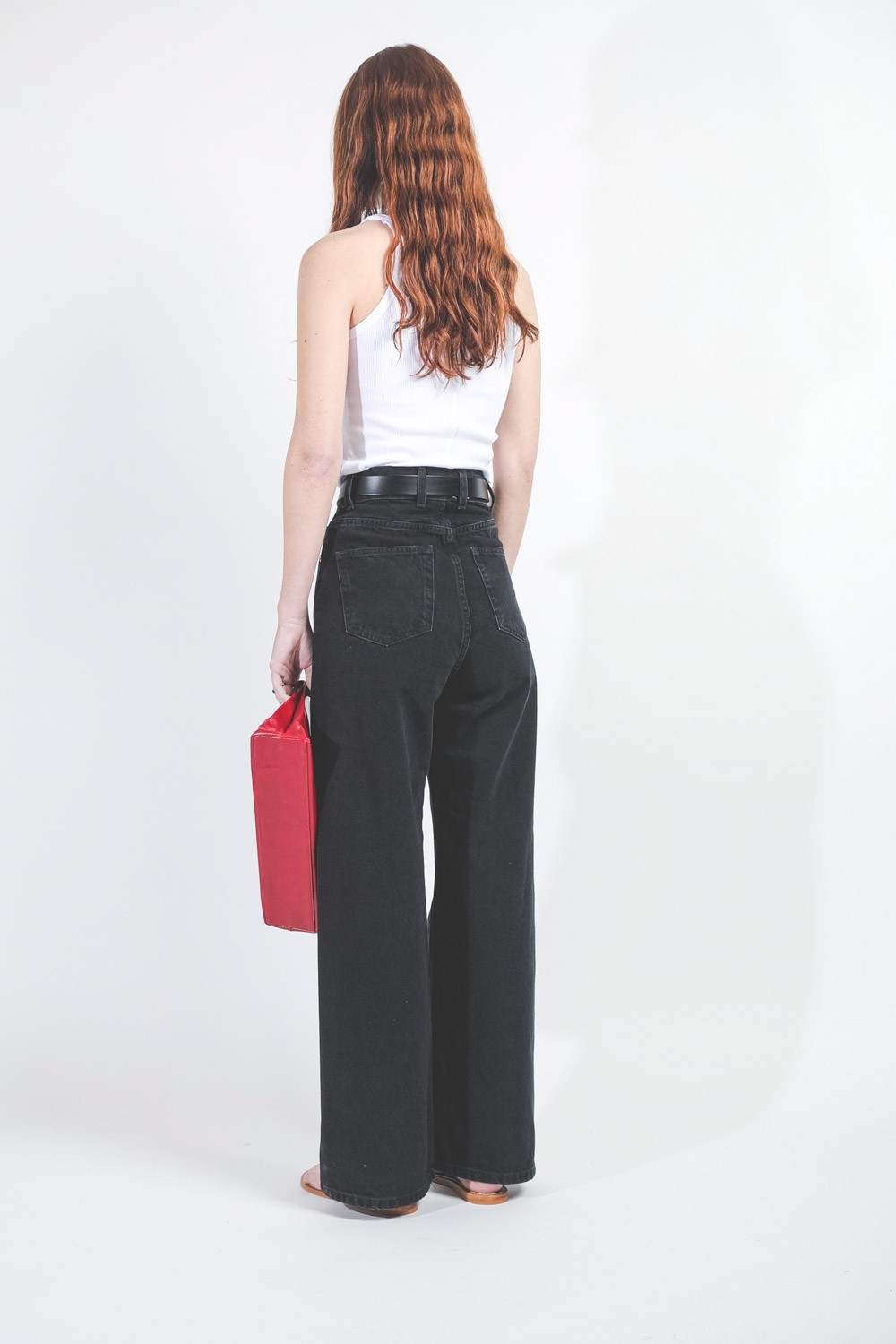 Image du produit Tom Wood Claudia Pants - Used Black  - 3