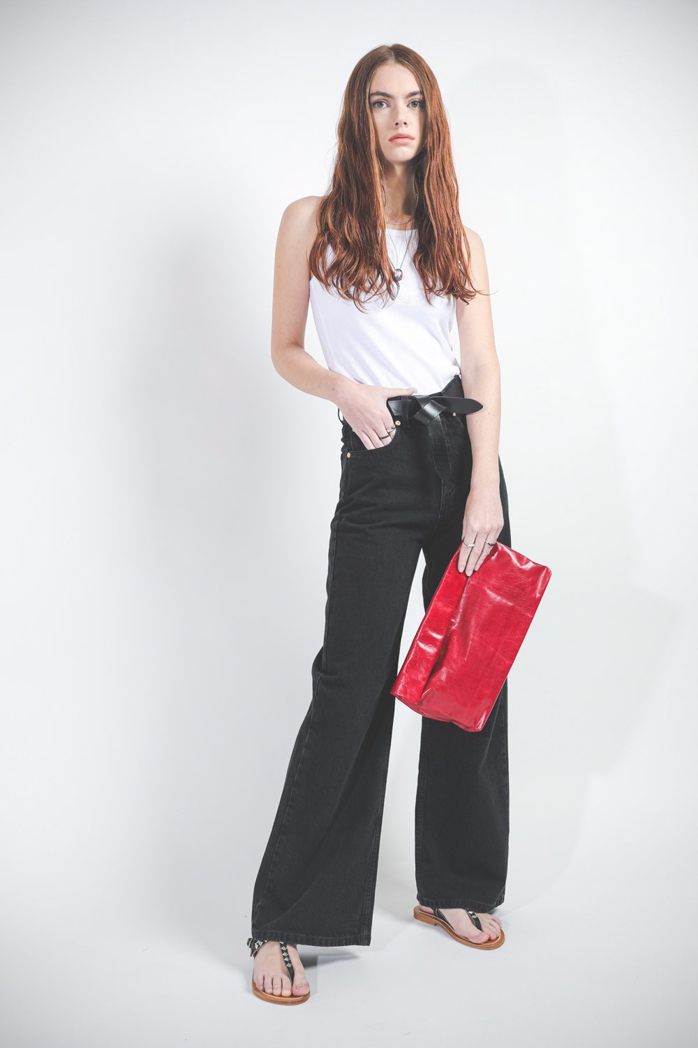 Image du produit Tom Wood Claudia Pants - Used Black  - 4