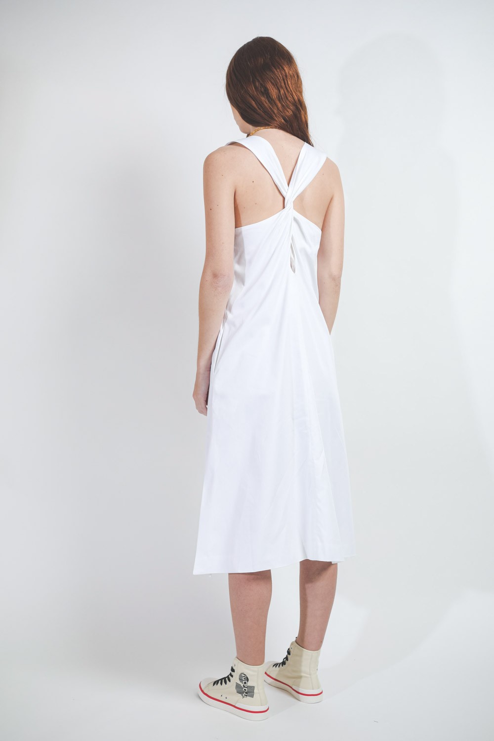 Image du produit Tom Wood Knot Dress - Optic White   - 4