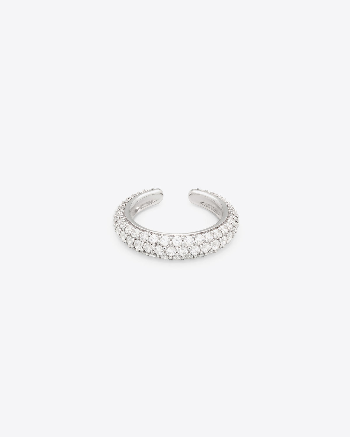 Image du produit Tom Wood Ear Cuff Slim Zircon – Silver 