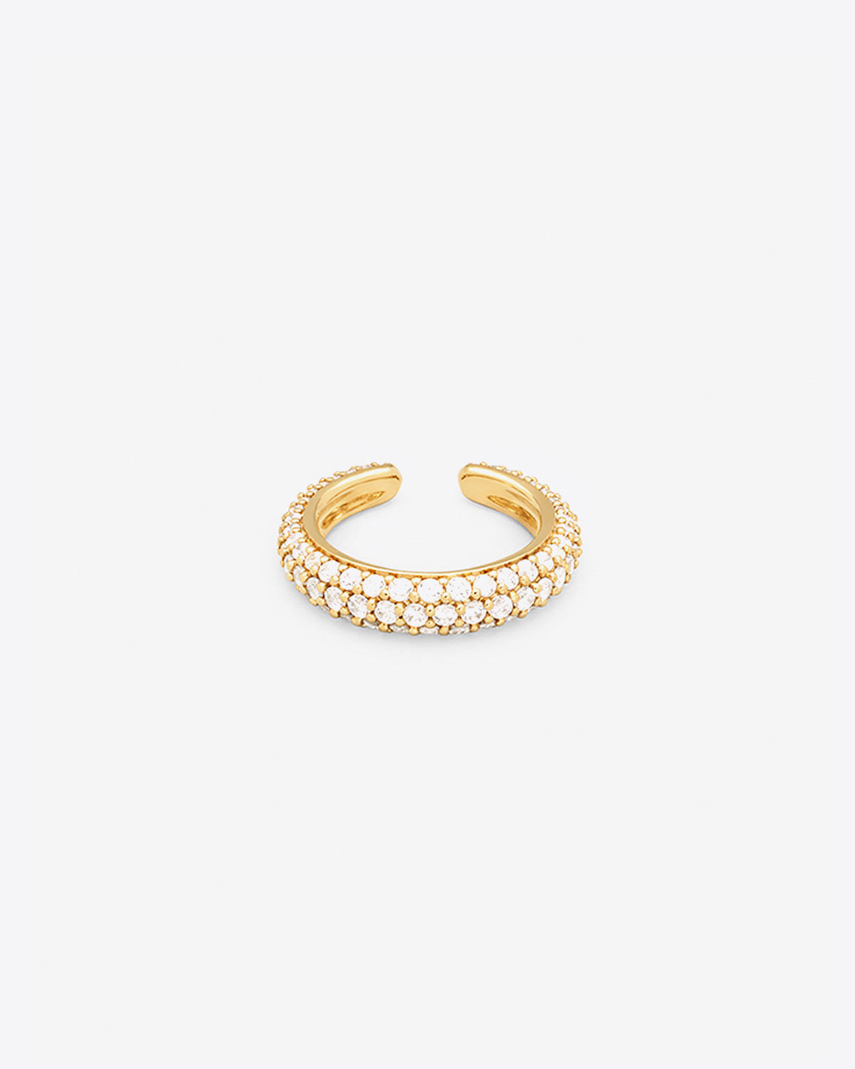 Image du produit Tom Wood Ear Cuff Slim Zircon – Gold 