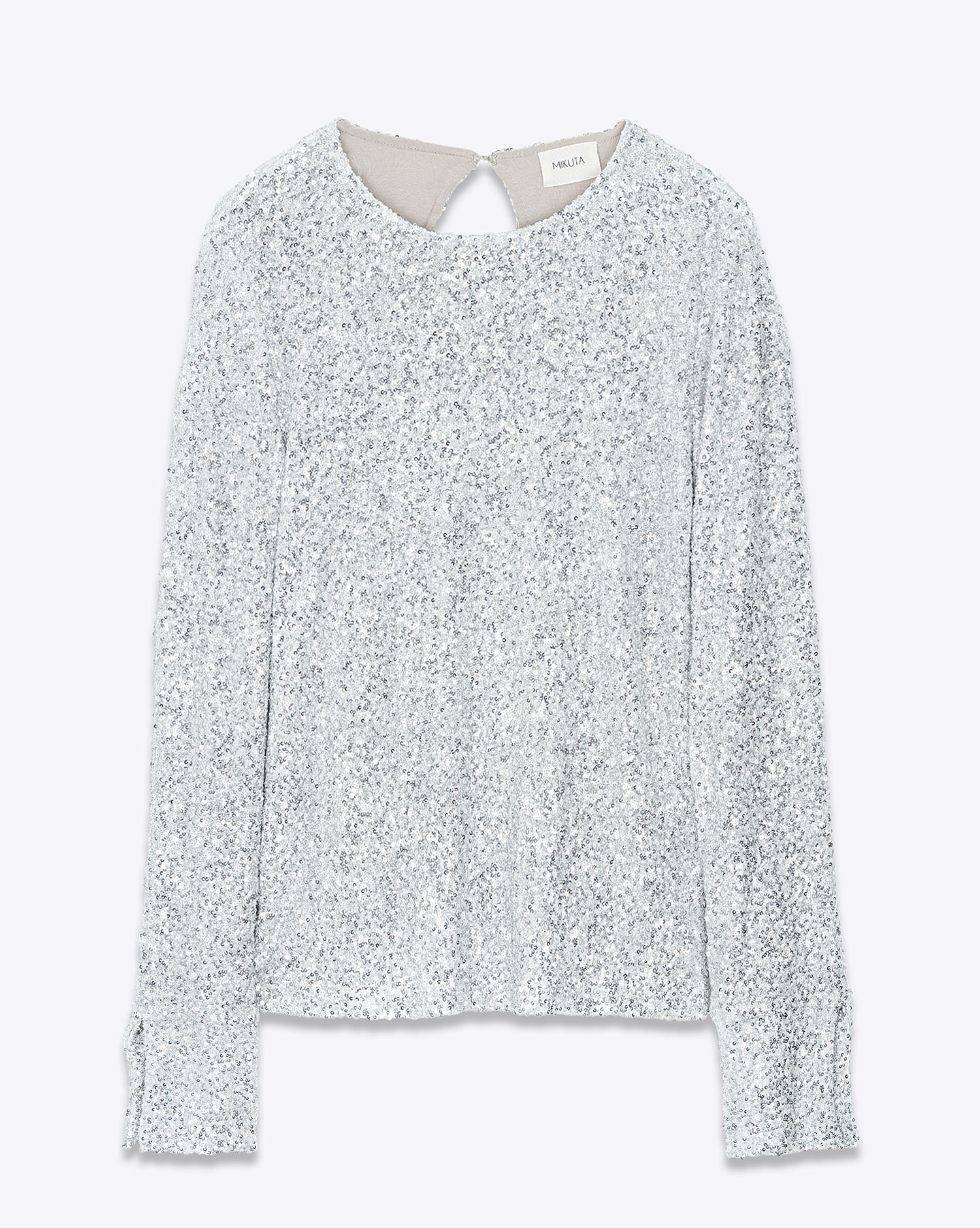Mikuta Top Sequin Argent