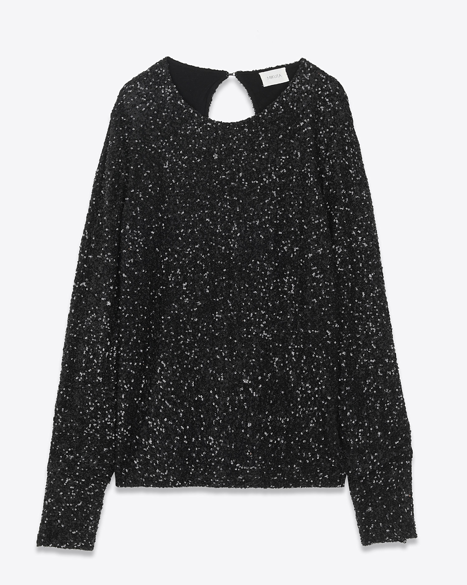 Mikuta Top Sequins Noir