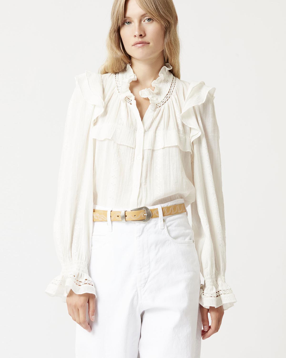 Isabel Marant Etoile Top JATEDY White