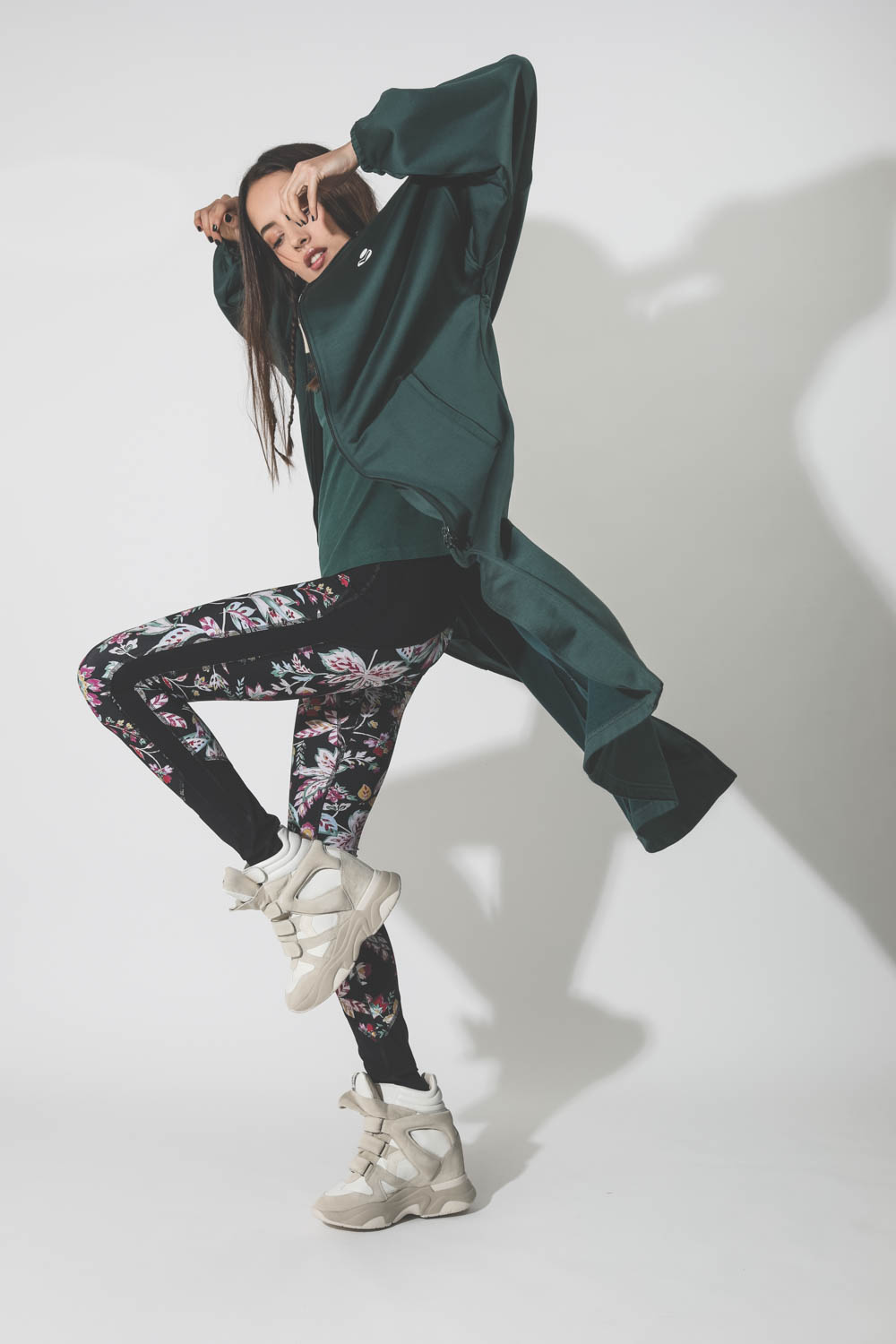 Veste longue Issopa dark green Isabel Marant 