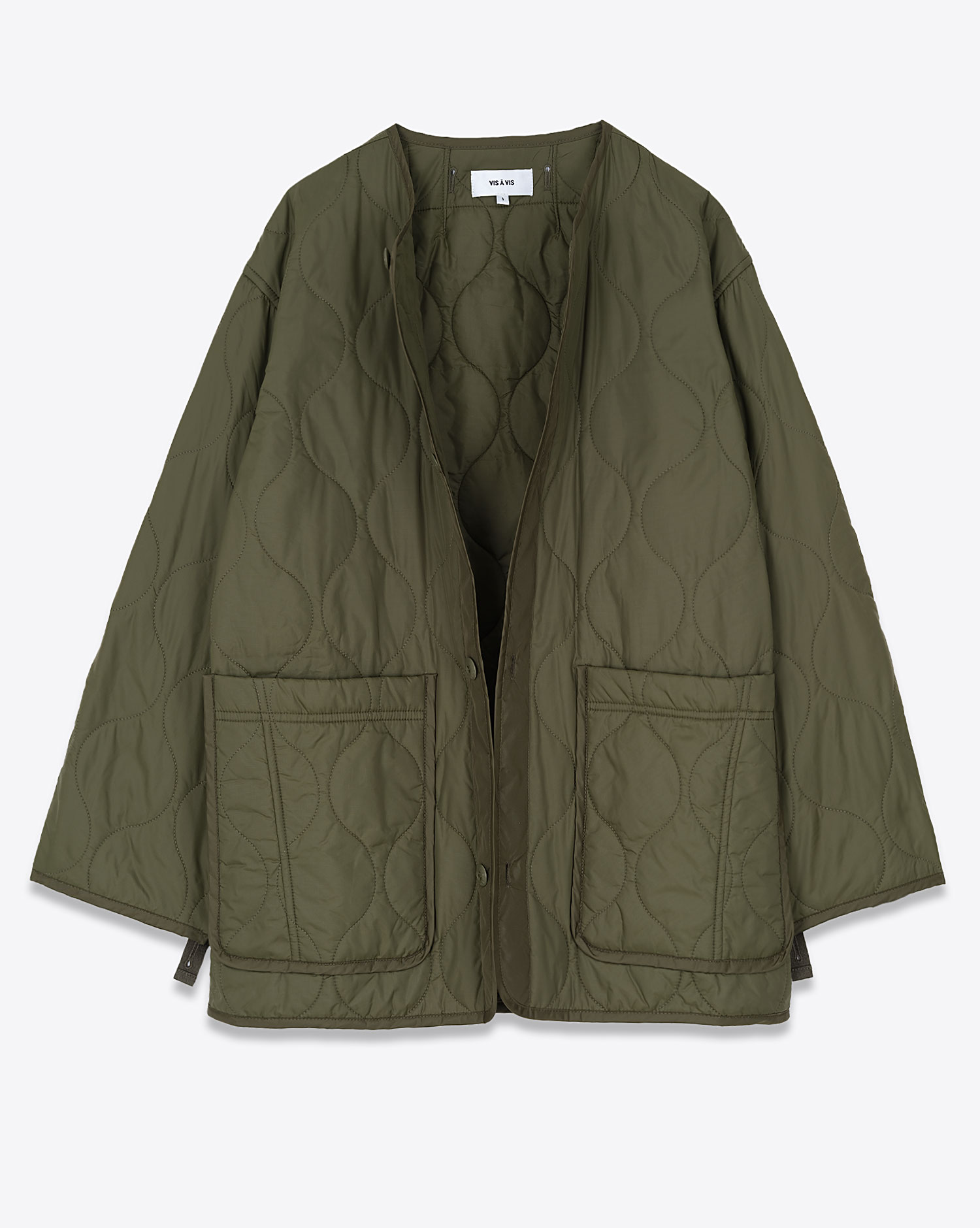 Vis &agrave; Vis Veste Matelass&eacute;e Khaki 