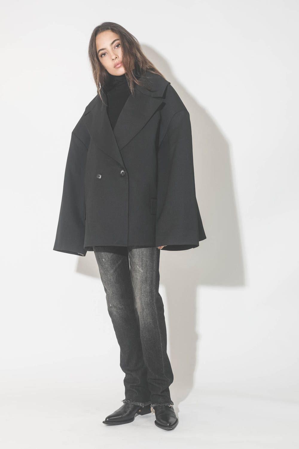 Veste oversize noir 2025