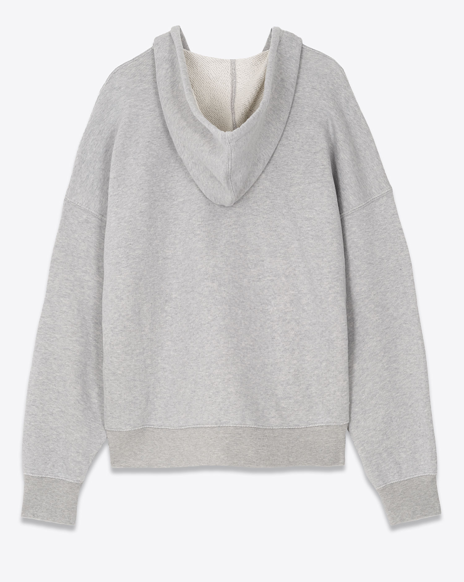 Veste Sweatshirt Logo Star Golden Goose en coton gris. Vue dos.