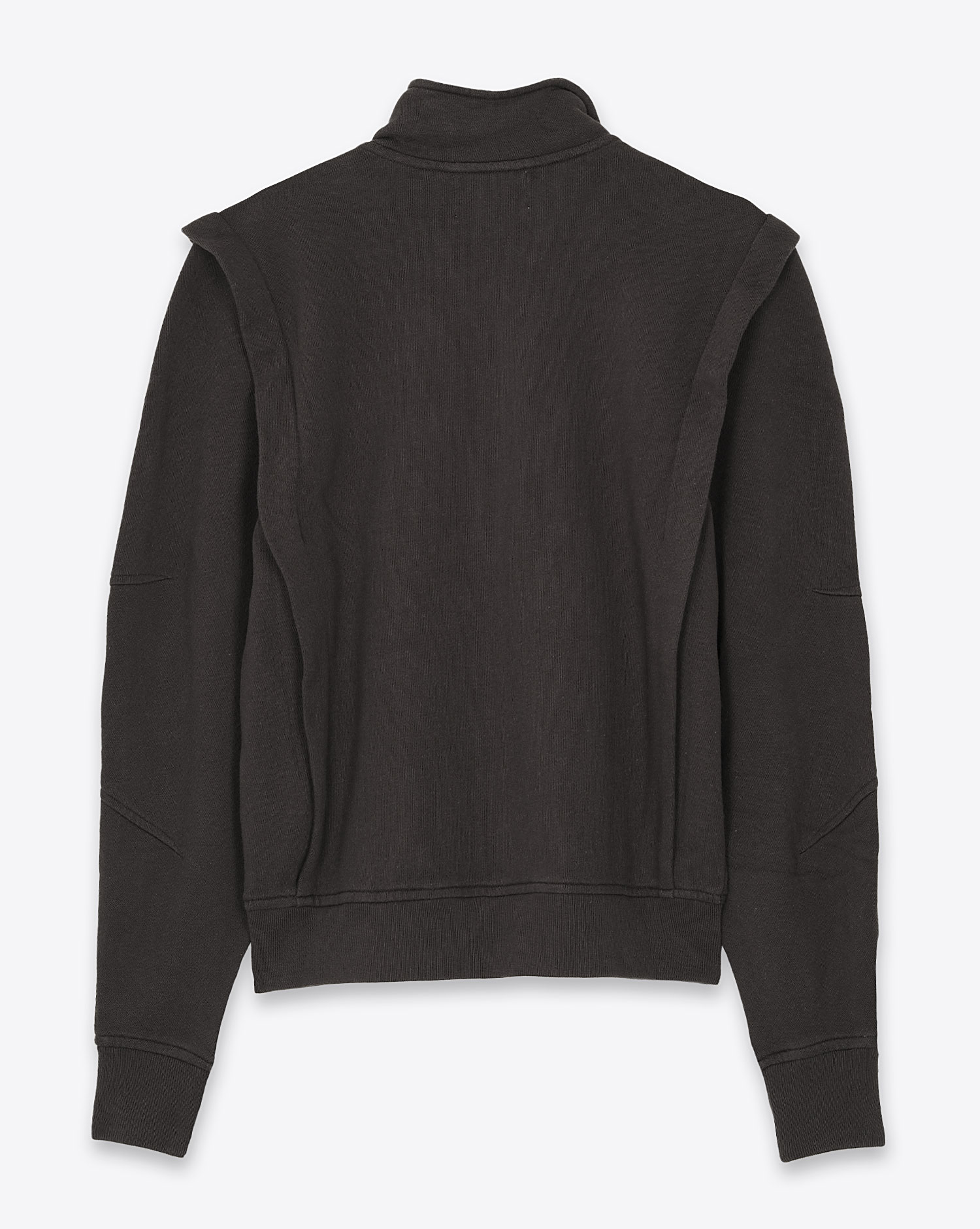 Produit Veste Sweatshirt manches longues Madilia avec logo Isabel Marant noire. Vue dos. 
