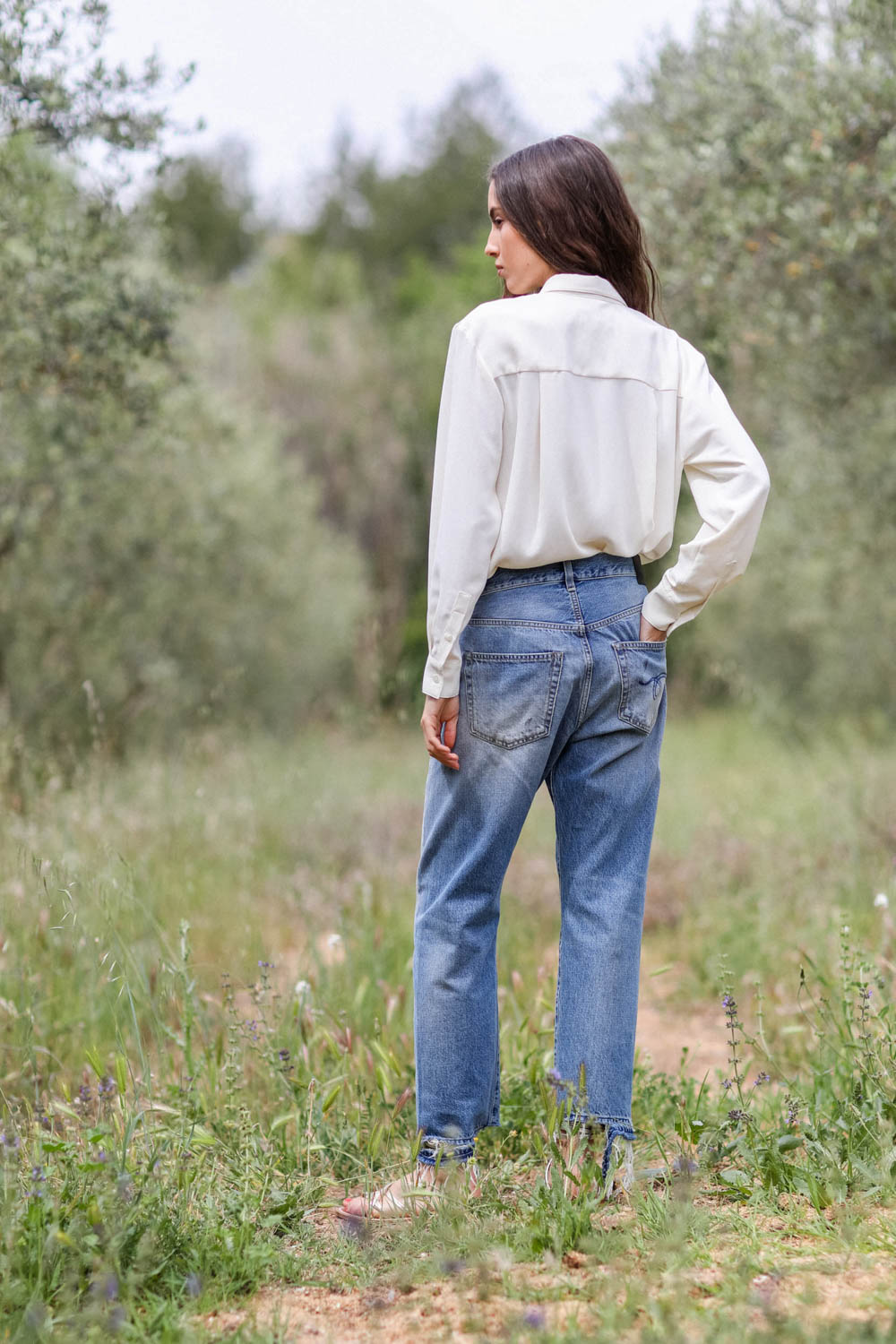 Chemise vis à vis Dressy Easy blanche