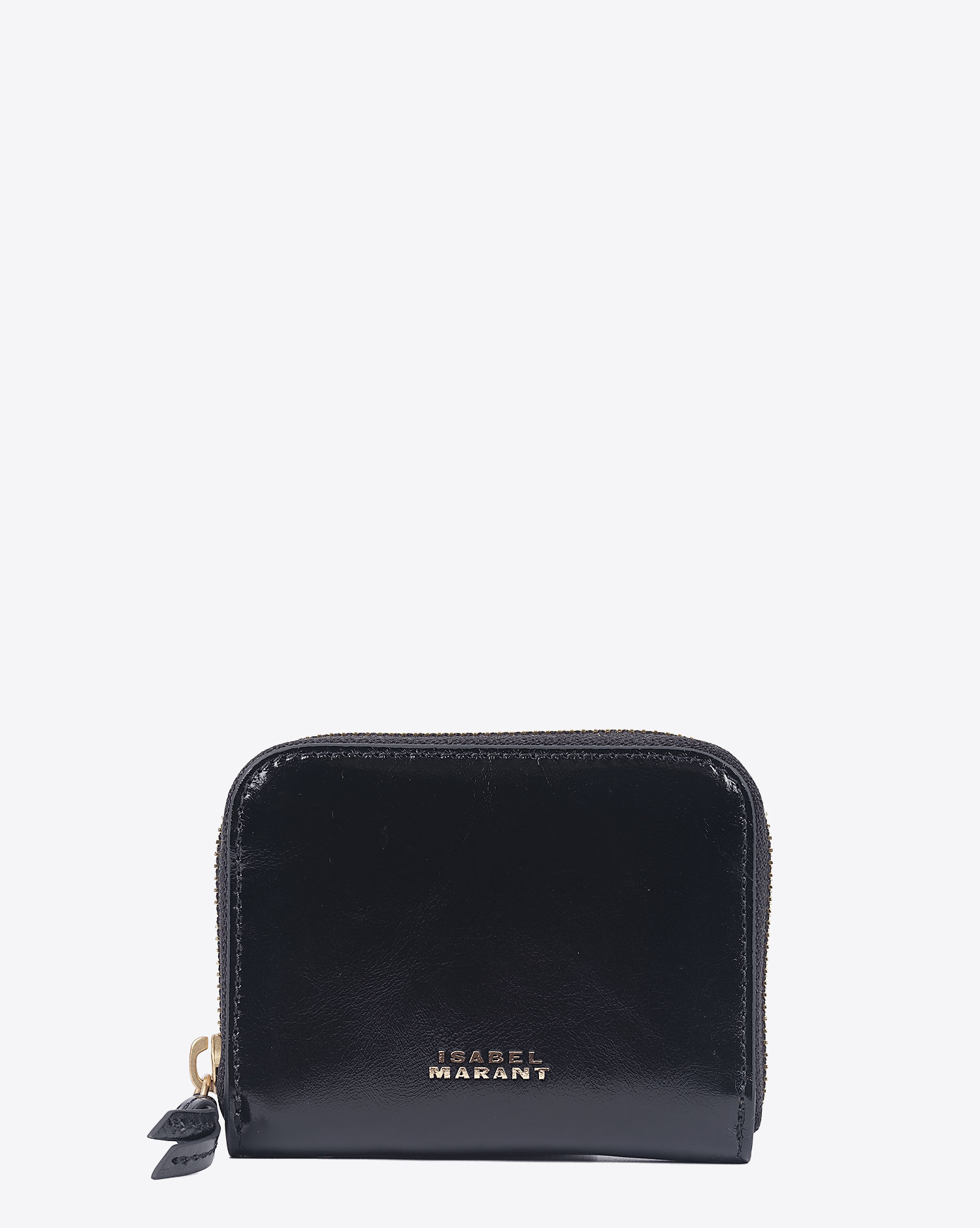 Isabel Marant Accessoires Portefeuille Yuki Petit Noir Or