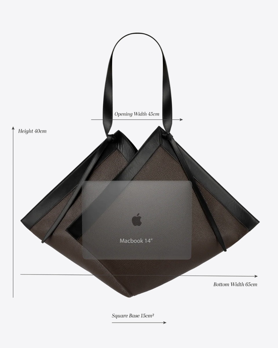 Mesures et contenance du sac Wonton Yuzefi.