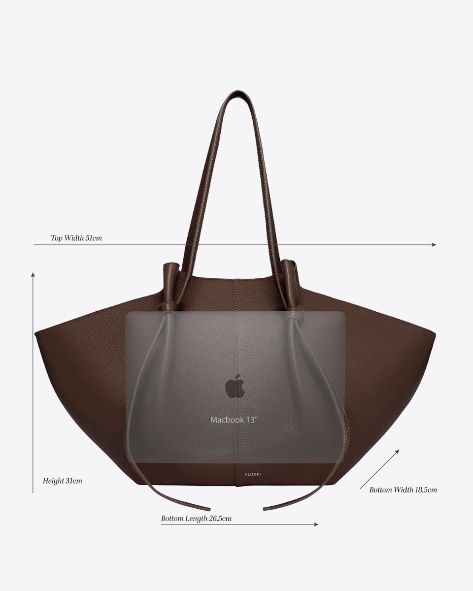 Sac cabas Mochi large Yuzefi. Mesures et contenance.